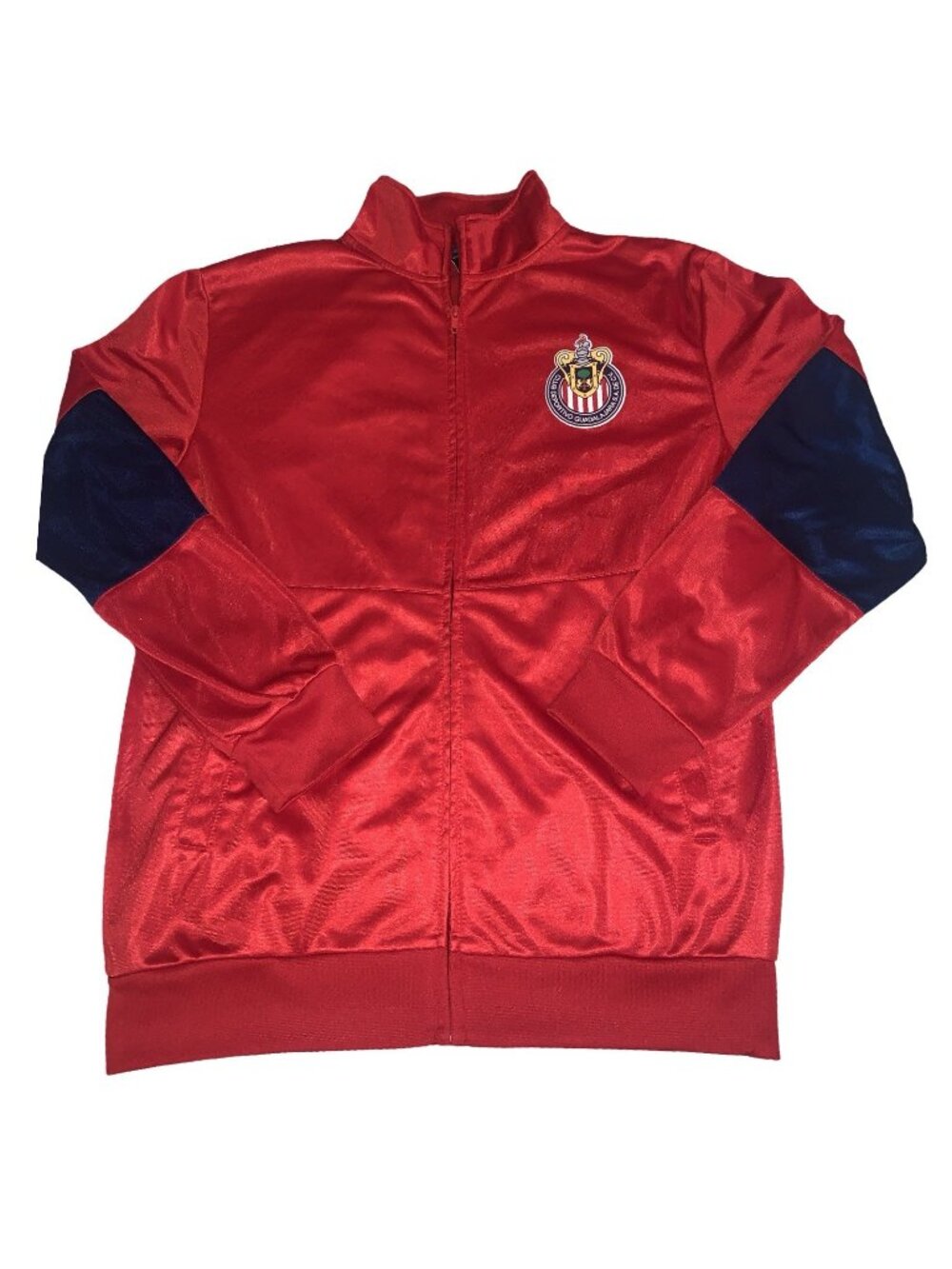 Chivas Guadalajara Track Jacket Mens M Red Zip Up Soccer Futbol